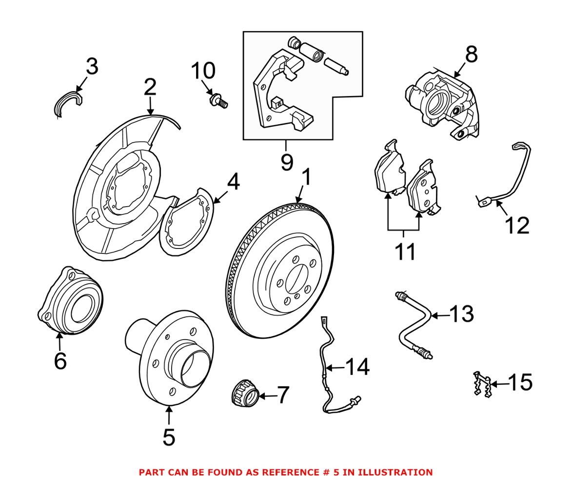 BMW Wheel Hub - Rear 33416765566